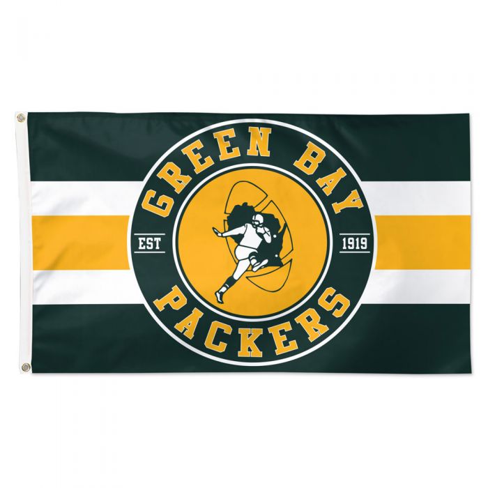 Green Bay Packers Retro Circle 3' x 5' Deluxe Flag-Flag-Fly Me Flag