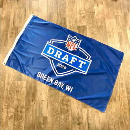 3’x5’ 2025 NFL Draft Green Bay Flag