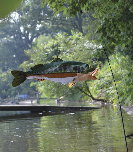 Bass Swimming Fish Windsock-Windsock-Fly Me Flag