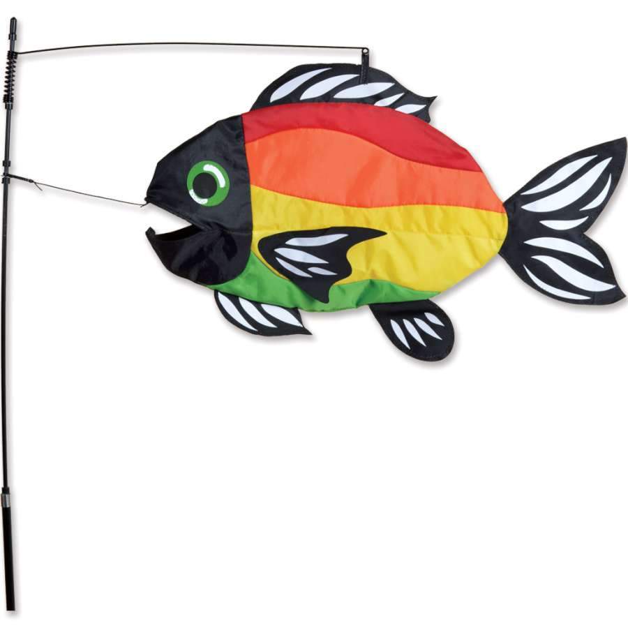 Bright Rainbow Swimming Fish Windsock