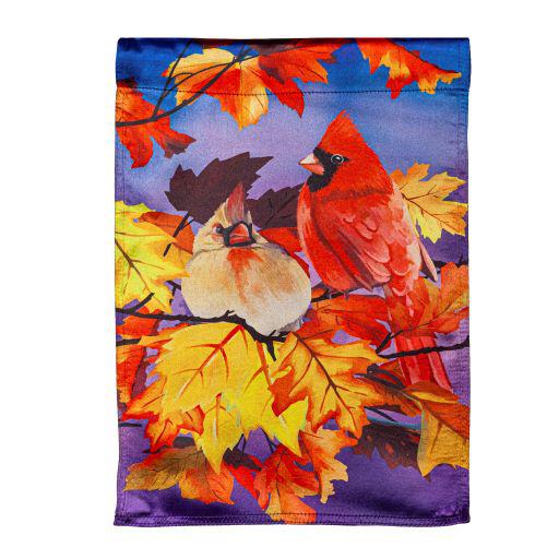 Cardinal Friends Lustre Garden Flag-Garden Flag-Fly Me Flag