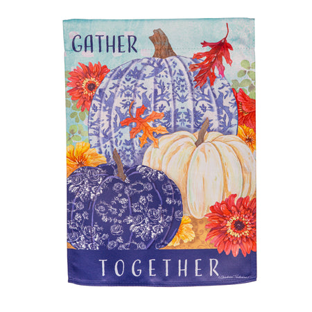 Changing Seasons Pumpkins Garden Flag-Garden Flag-Fly Me Flag