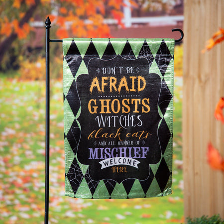 Don't Be Afraid Lustre Garden Flag-Garden Flag-Fly Me Flag