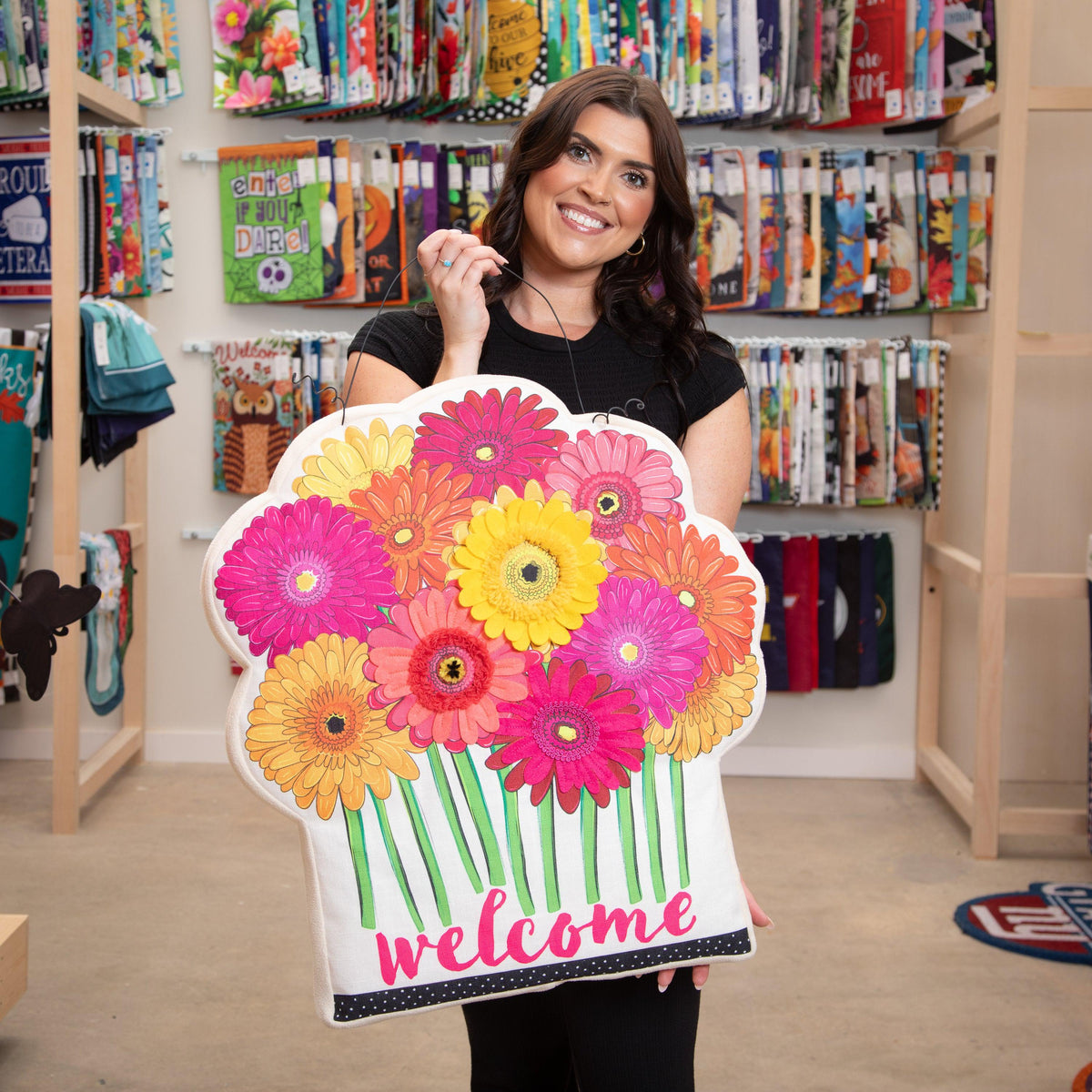 Gerbera Daisies Bouquet Door Décor