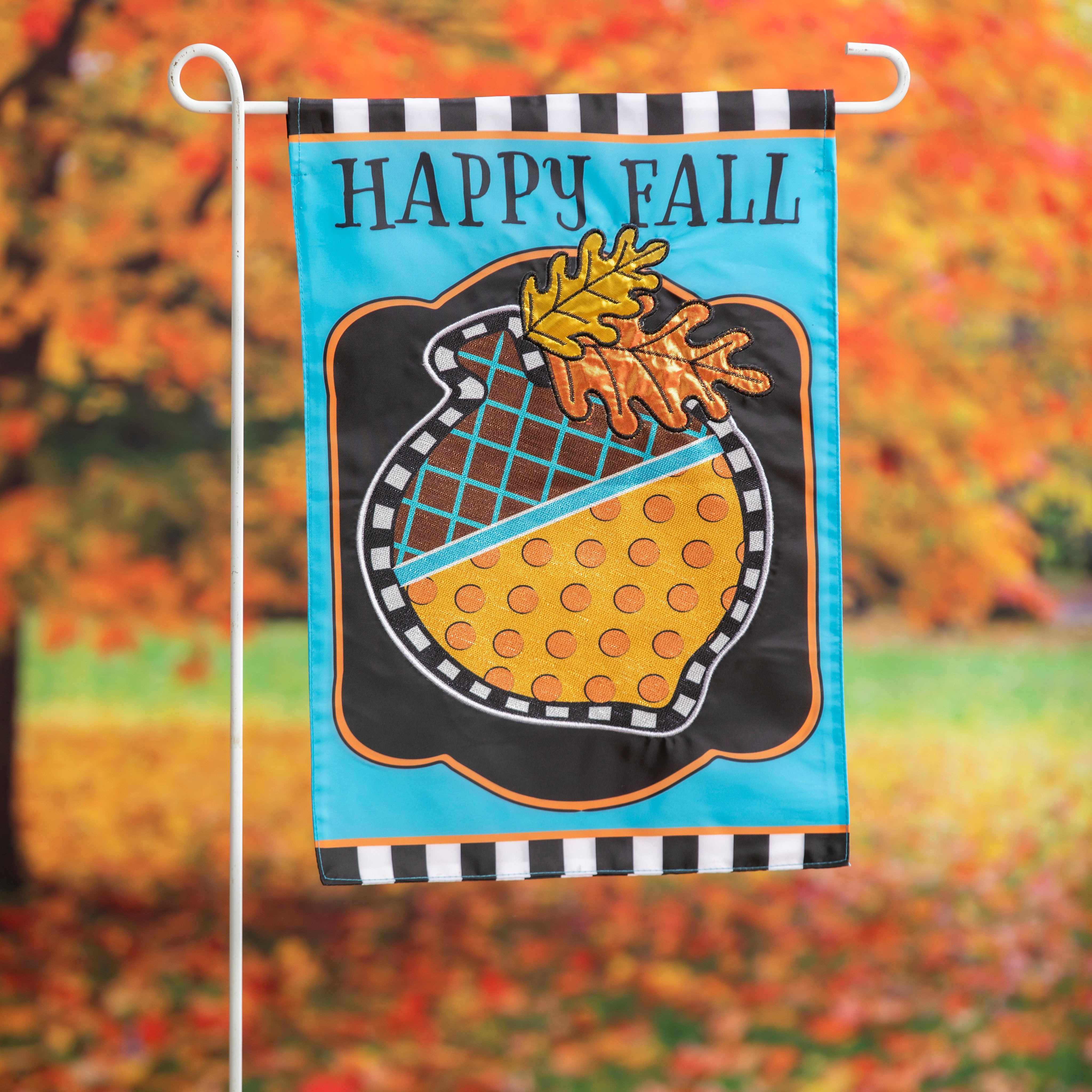 Happy Fall Acorn Garden Flag-Garden Flag-Fly Me Flag