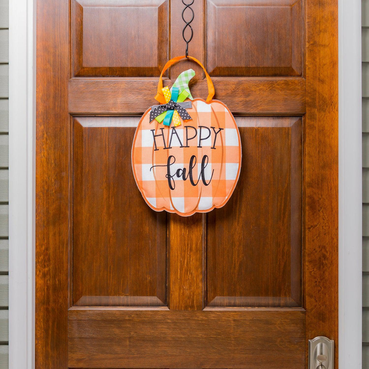 Happy Fall Pumpkin Door Décor