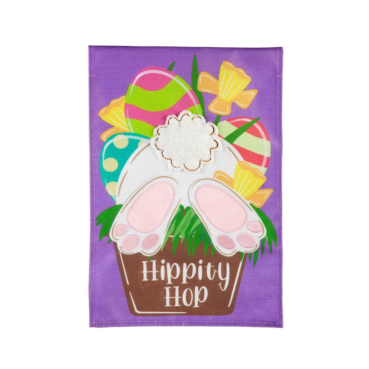 Hip Hop Bunny Garden Flag