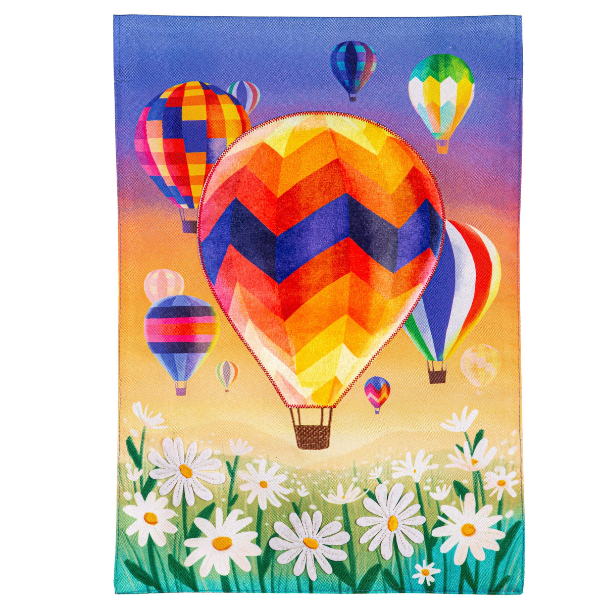 Hot Air Balloons Garden Flag