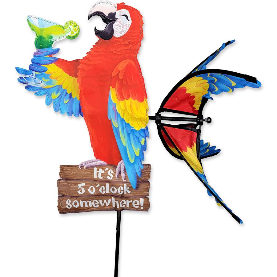 Island Parrot Five O'Clock Somewhere 20" Spinner-Spinner-Fly Me Flag