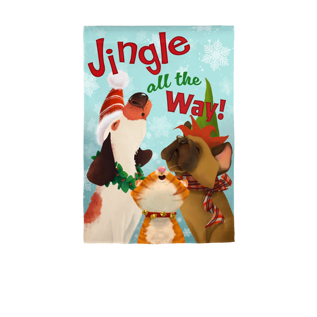 Jingle All the Way Garden Flag