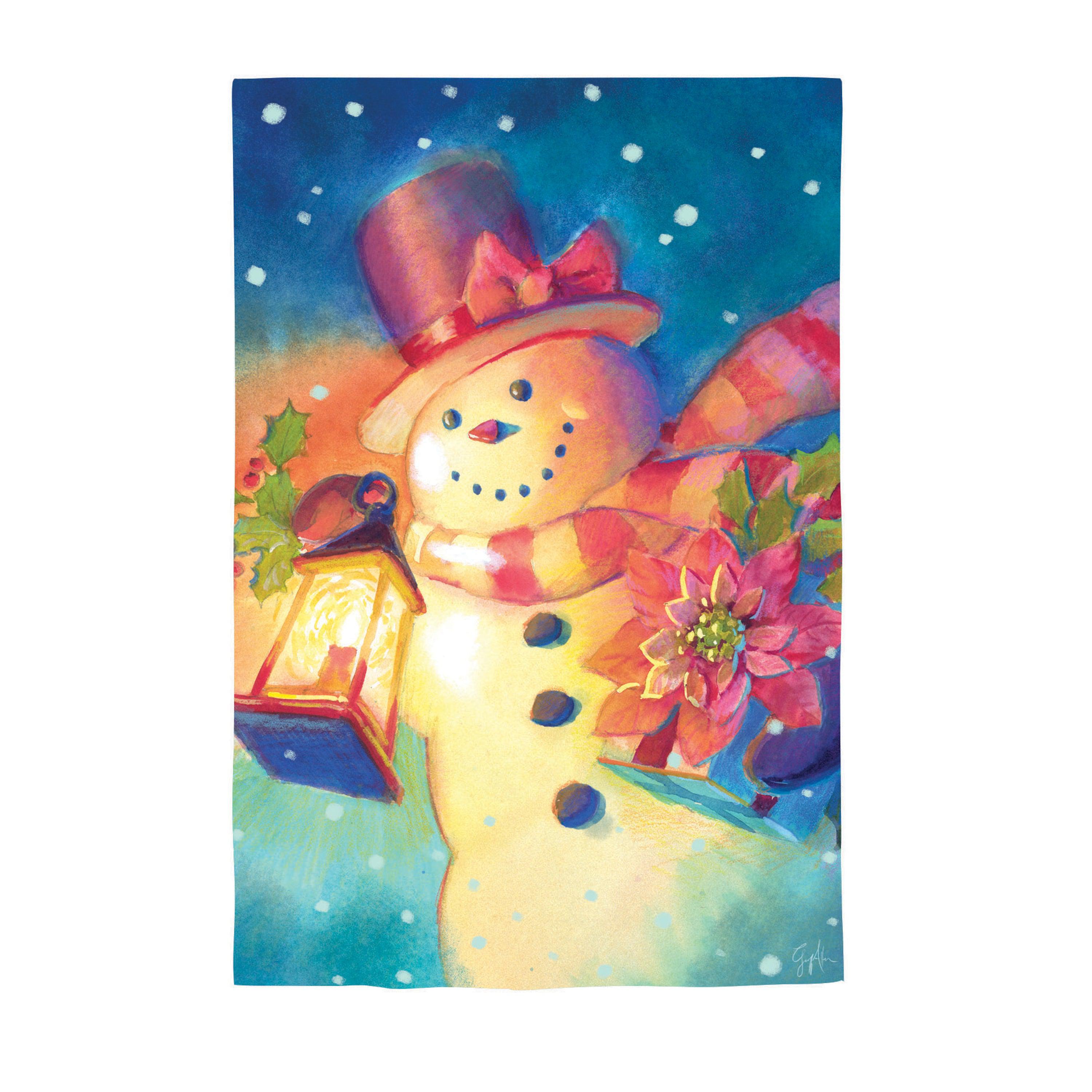 Lantern Snowman House Banner