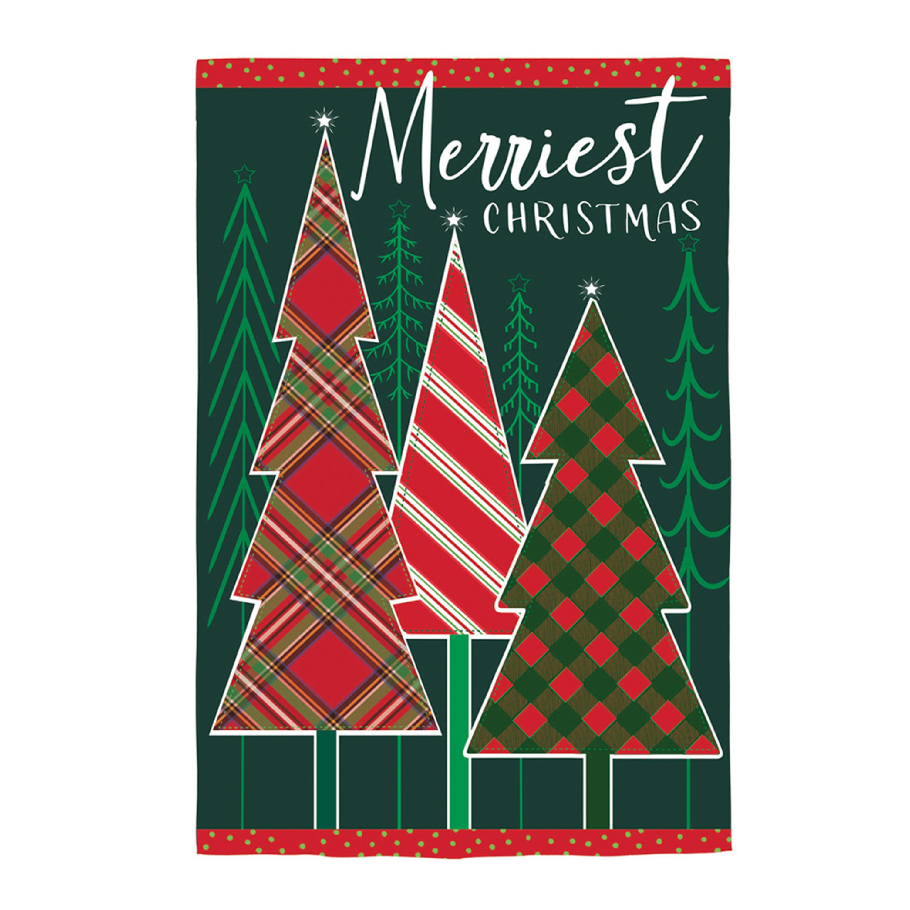 Merriest Christmas Tree House Banner