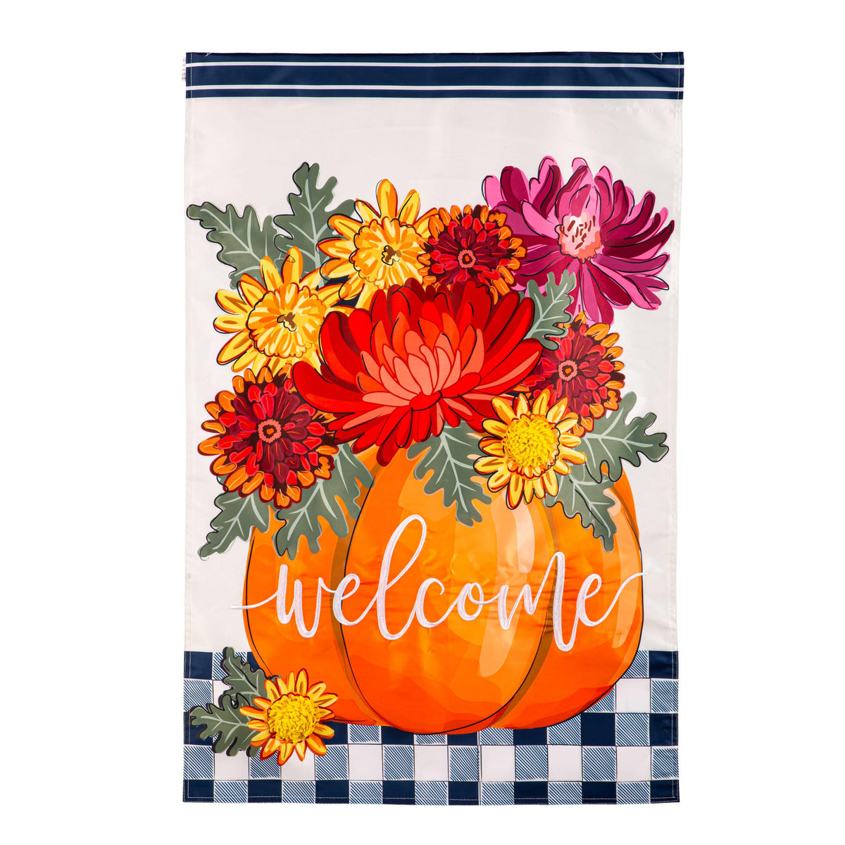 Mums and Pumpkin House Banner-House Banner-Fly Me Flag