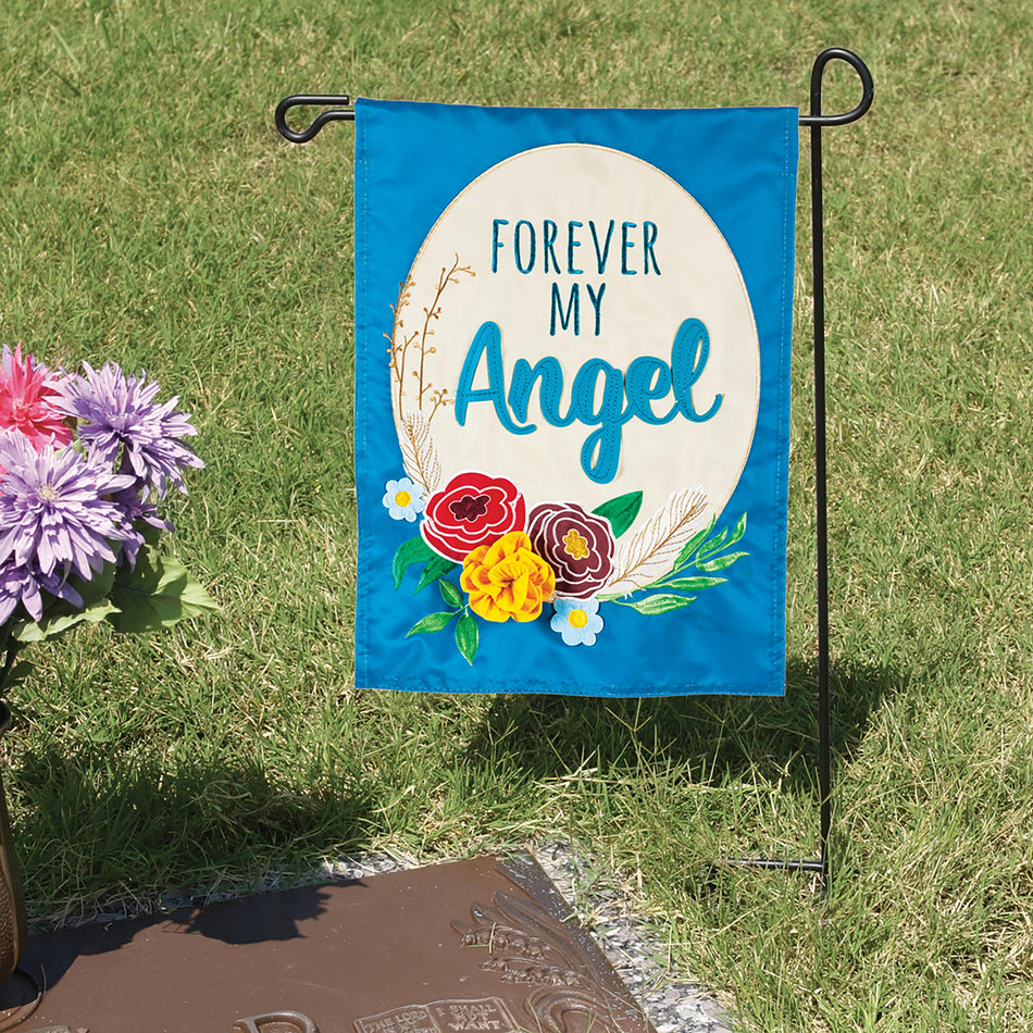 One-Piece Cemetery Garden Flag Stand