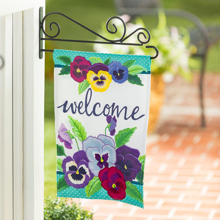 Pansy Garden Garden Flag