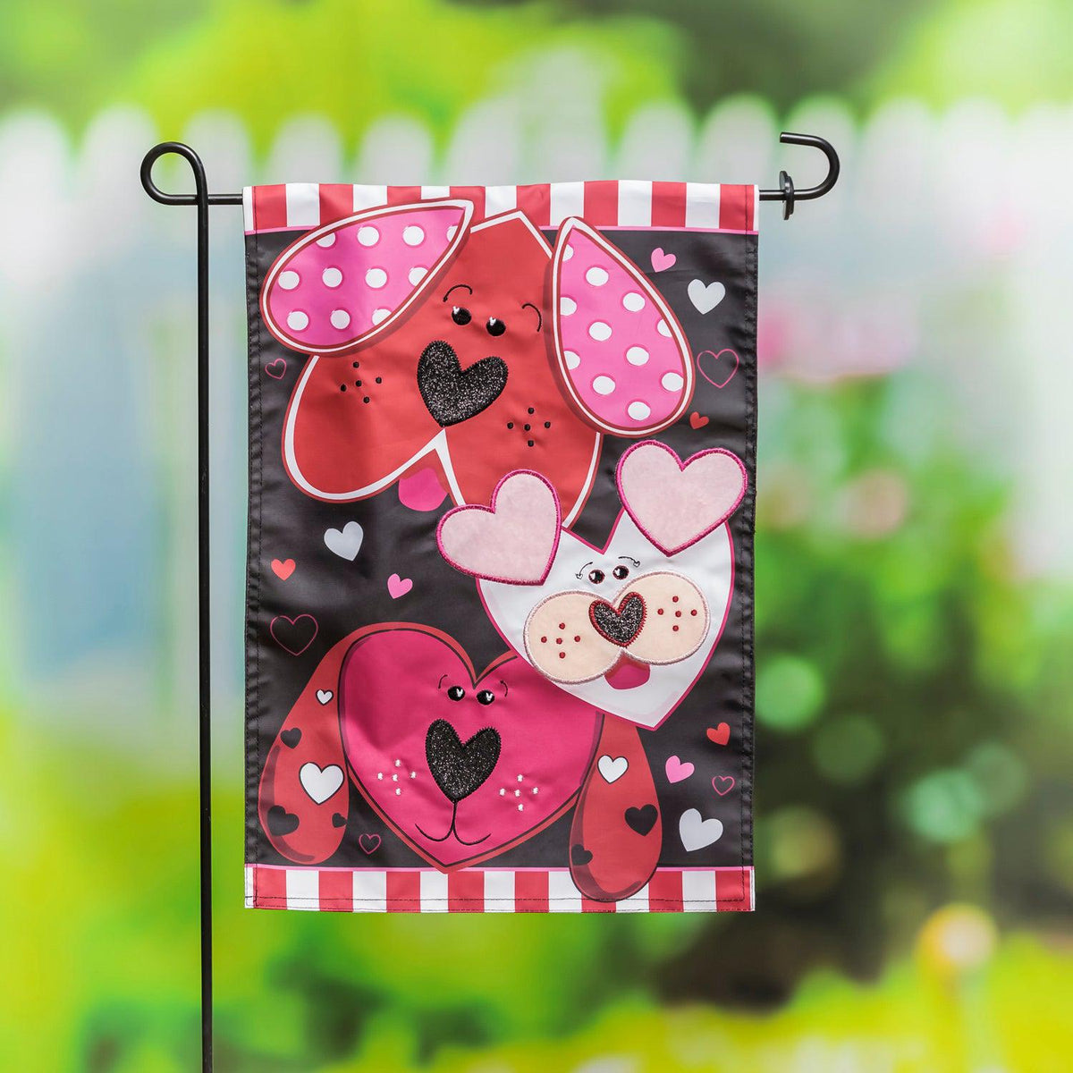 Puppy Love Garden Flag