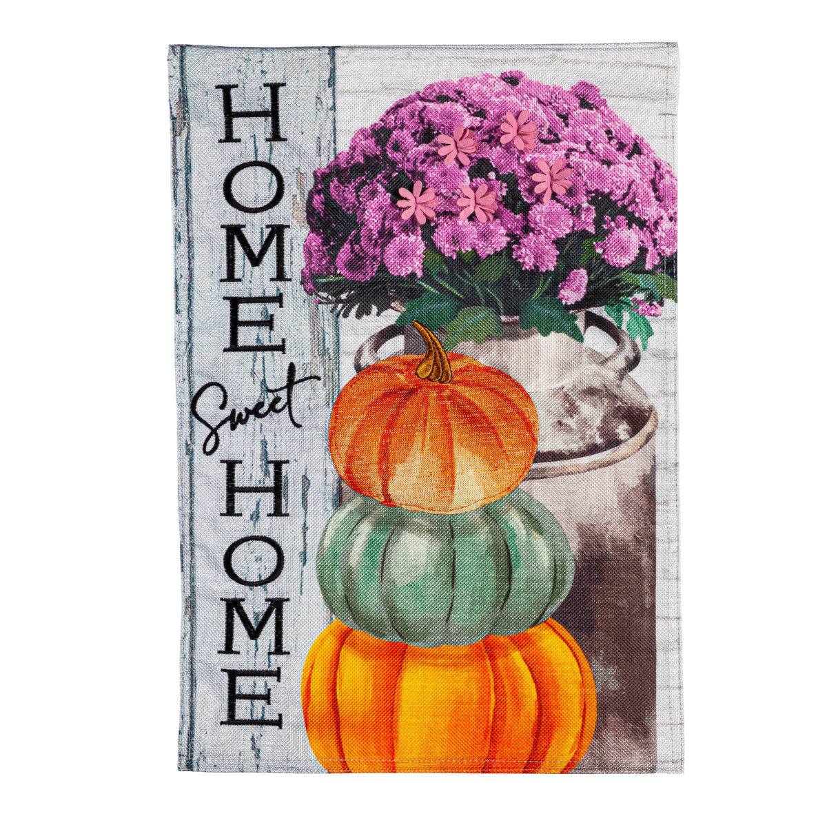 Rustic Fall Greetings Garden Flag