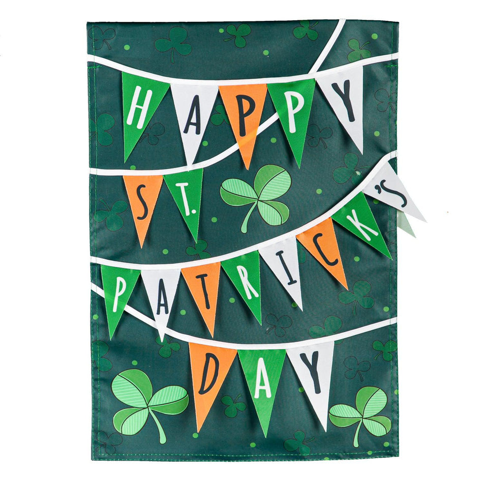 St. Paddy's Day Banner Garden Flag