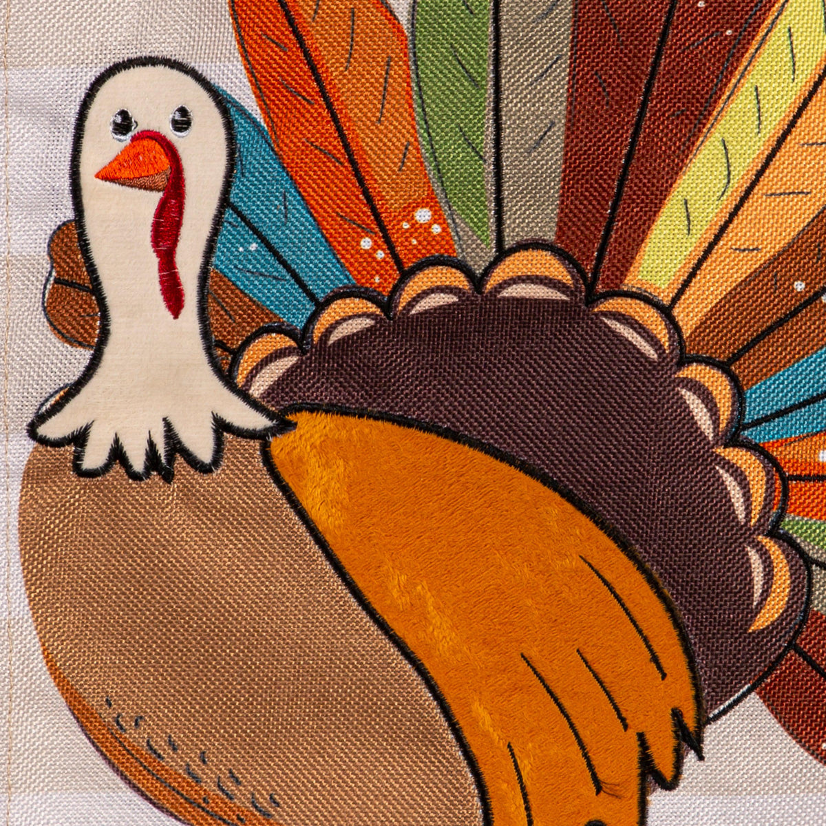 Tom Turkey Thanksgiving Garden Flag-Garden Flag-Fly Me Flag