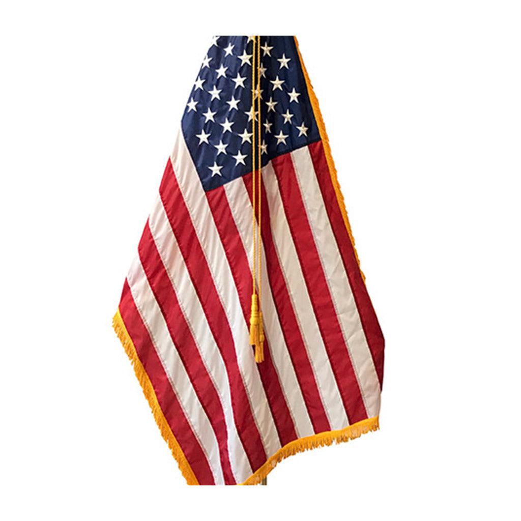 U.S. Nylon Flags with Pole Hem & Fringe-Flag-Fly Me Flag