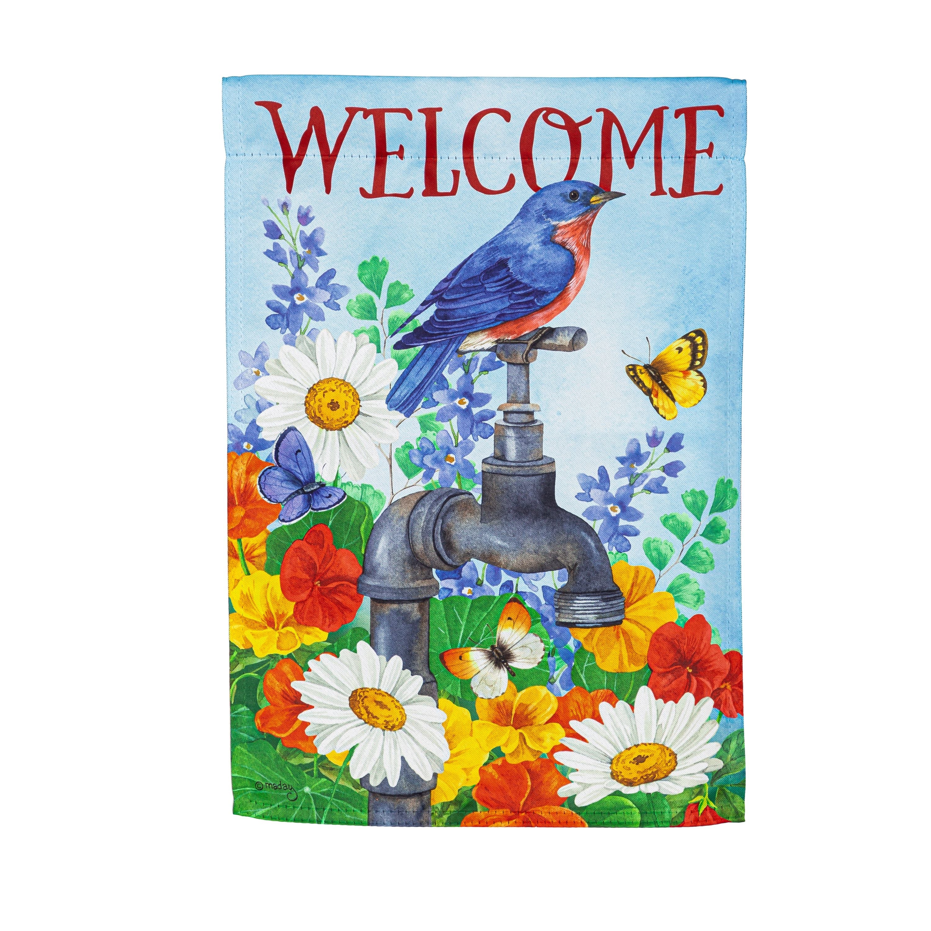 Vintage Water Tap Garden Flag