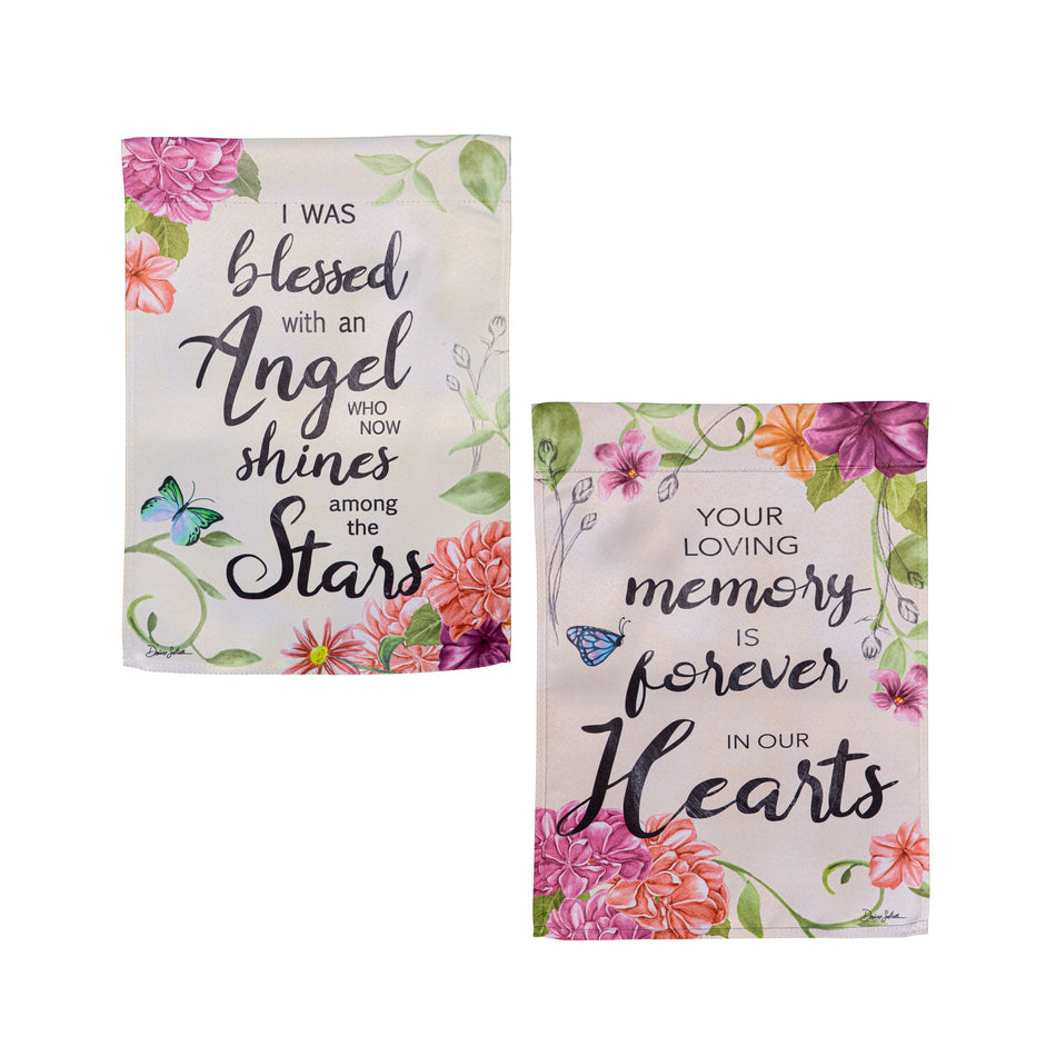 When Angels Are Near Reversible Garden Flag