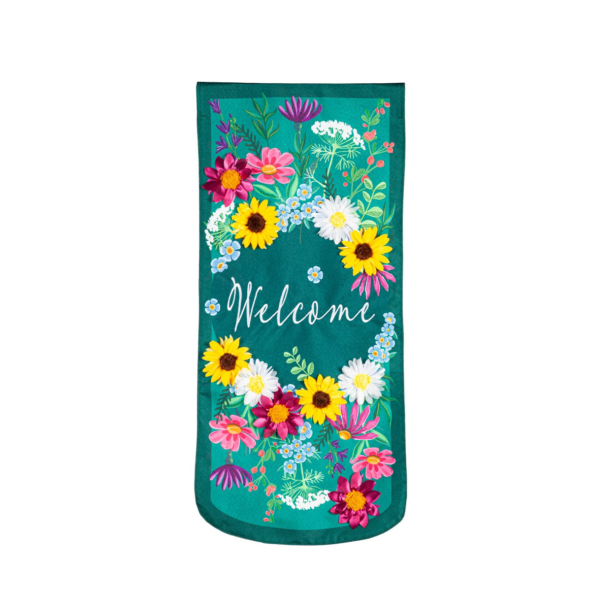 Wildflowers Welcome Estate Garden Flag