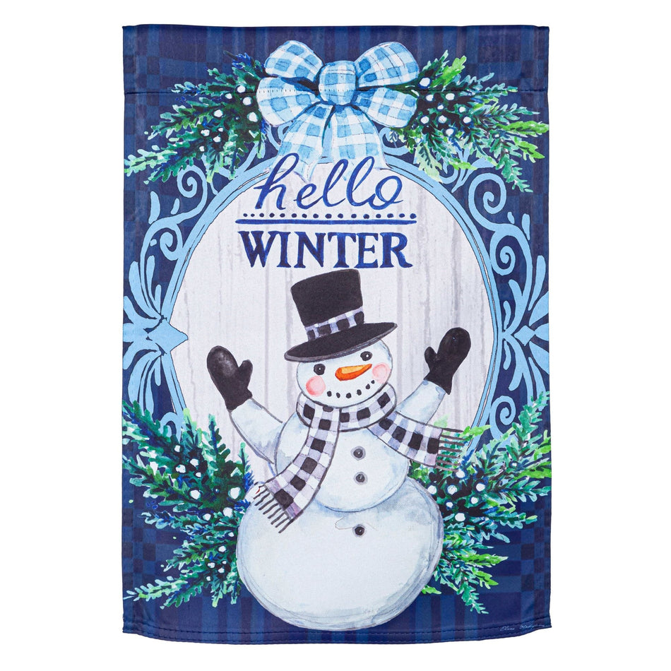 Winter Snowman Garden Flag-Garden Flag-Fly Me Flag