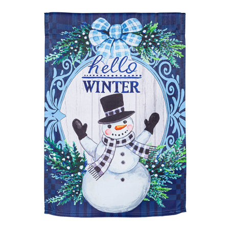 Winter Snowman House Banner