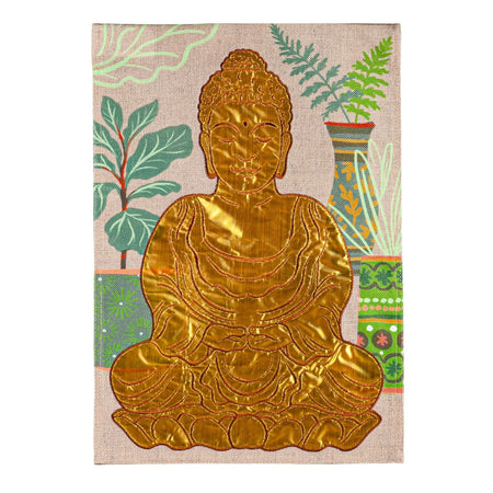 Buddha Garden Flag