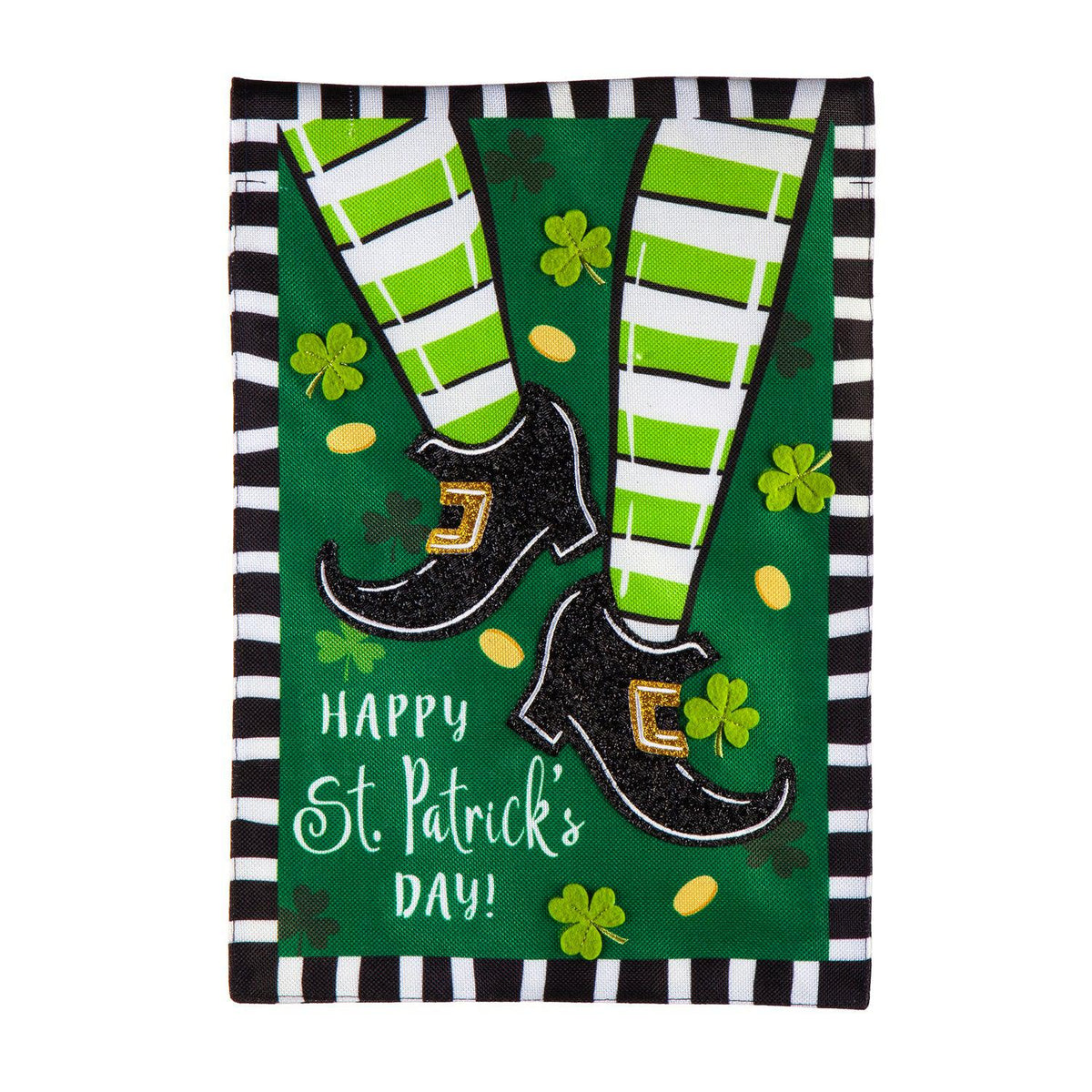 Dancing St. Patrick's Day Garden Flag