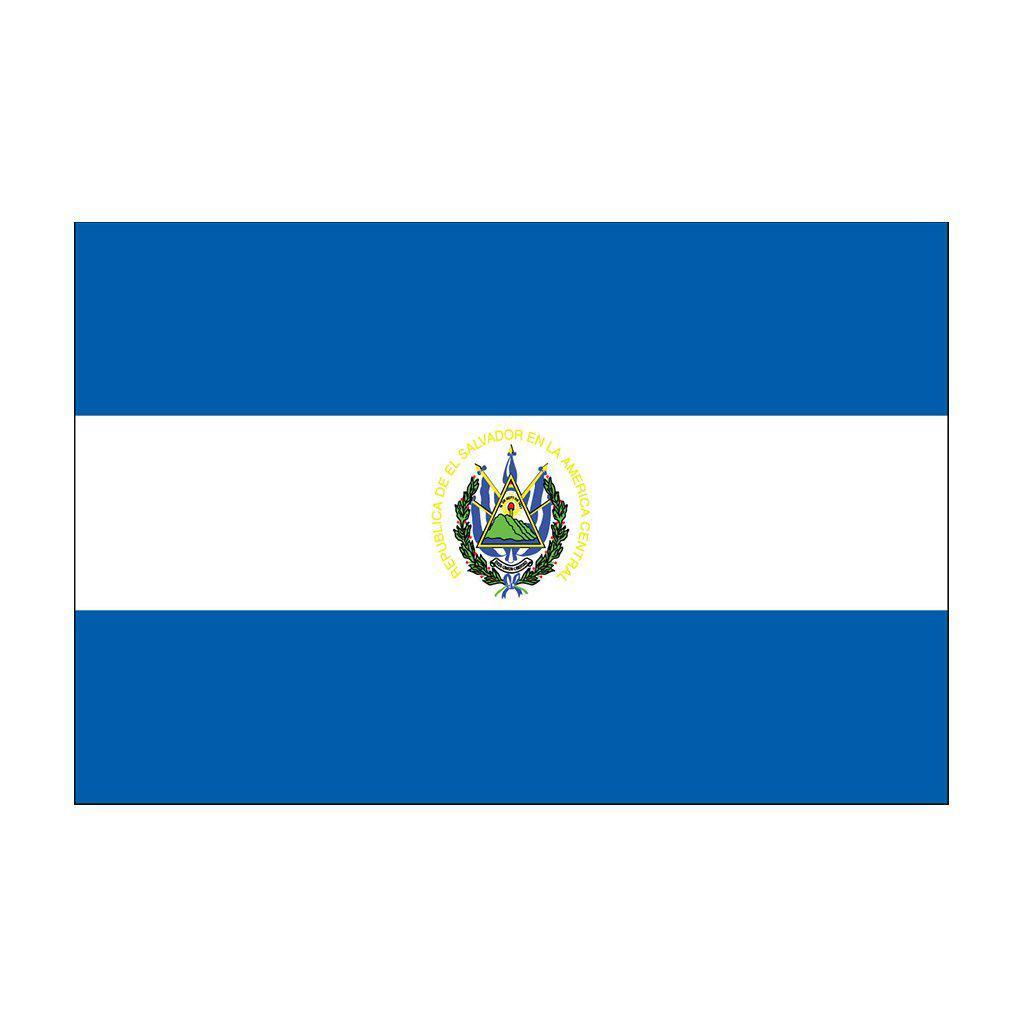 El Salvador Flags with Seal