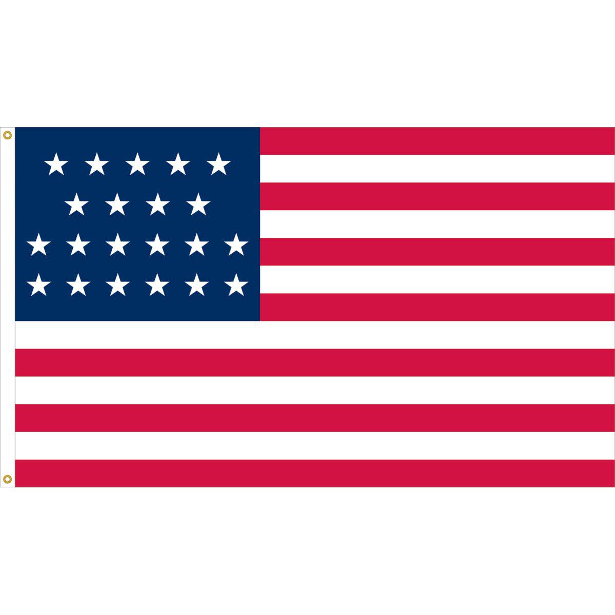 21 Stars American Flag