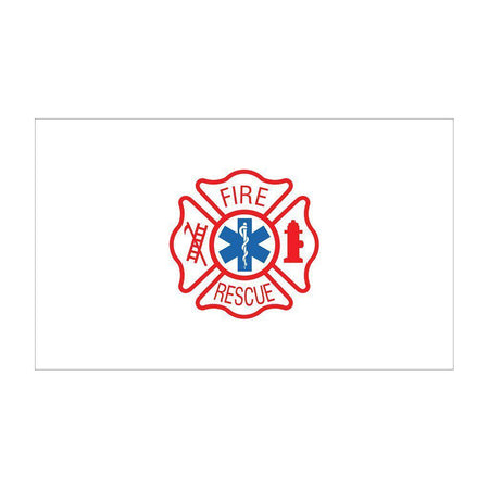 Fire & Rescue Flag for outdoors