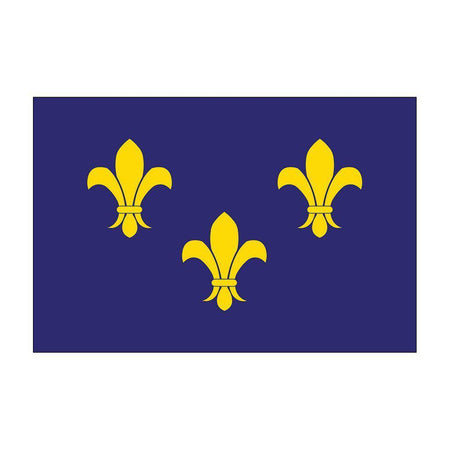 Fleur-de-lis (Blue-3) Flags-Flag-Fly Me Flag