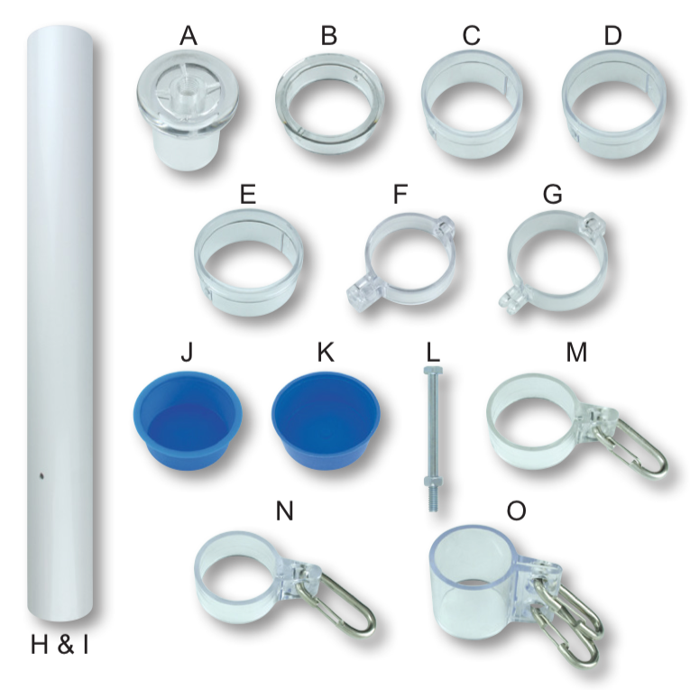 Replacement Parts for Telescoping Flagpoles 