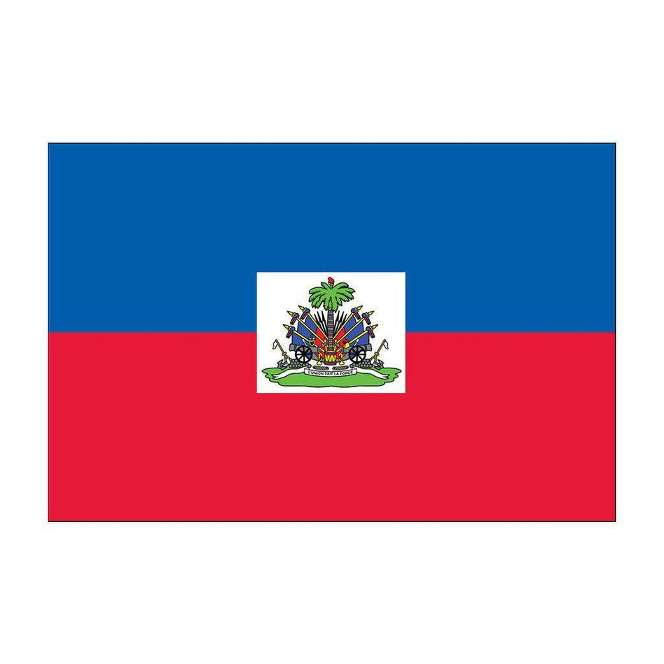 Haiti Flags with Seal