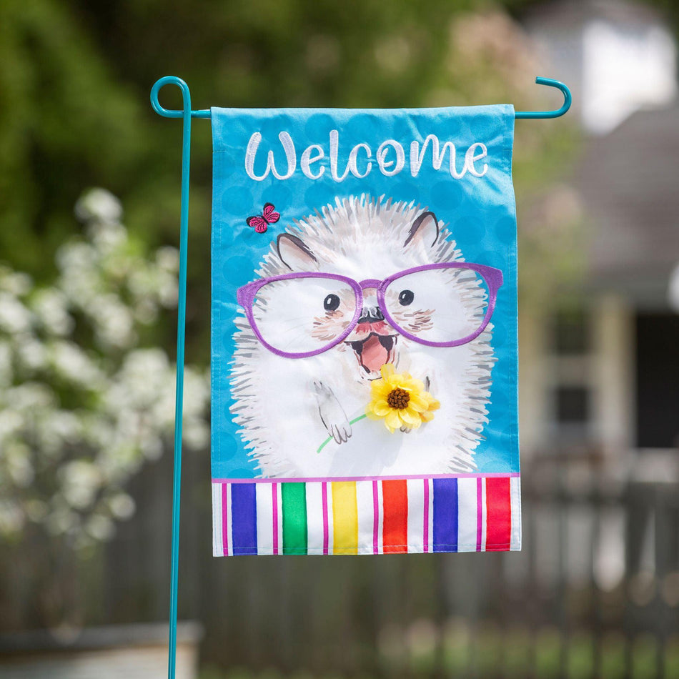 Hedgehog Pal Garden Flag-Garden Flag-Fly Me Flag