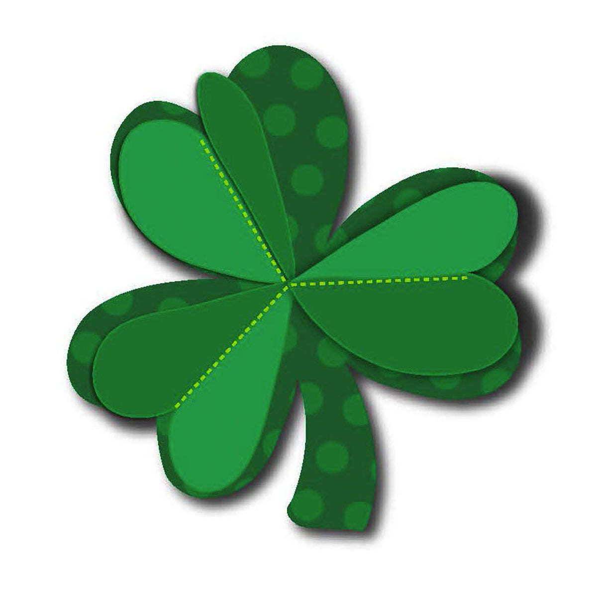 Home Sweet Home Interchangeable Garden Flag - St. Patrick's Day Shamrock