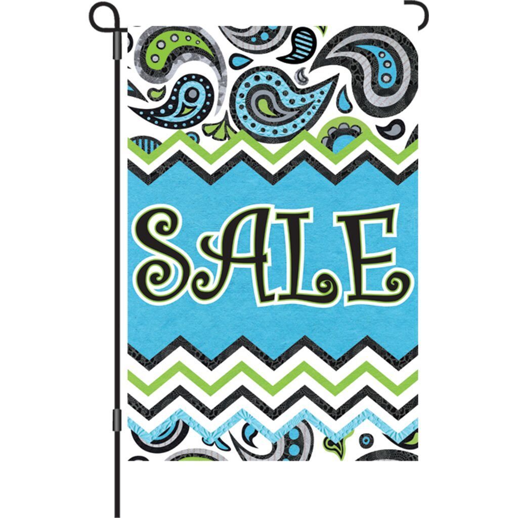 Paisley Sale Garden Flag-Garden Flag-Fly Me Flag