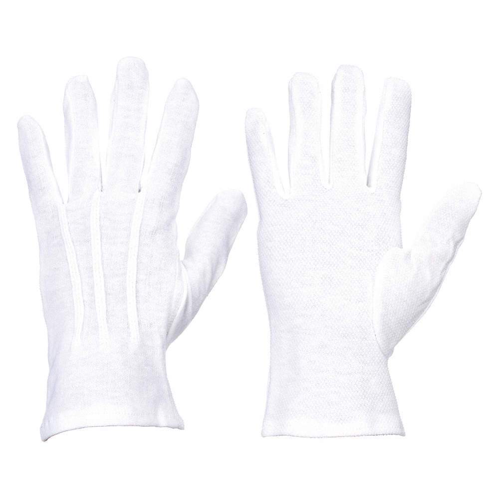 Annin Flagmakers white cotton parade gloves