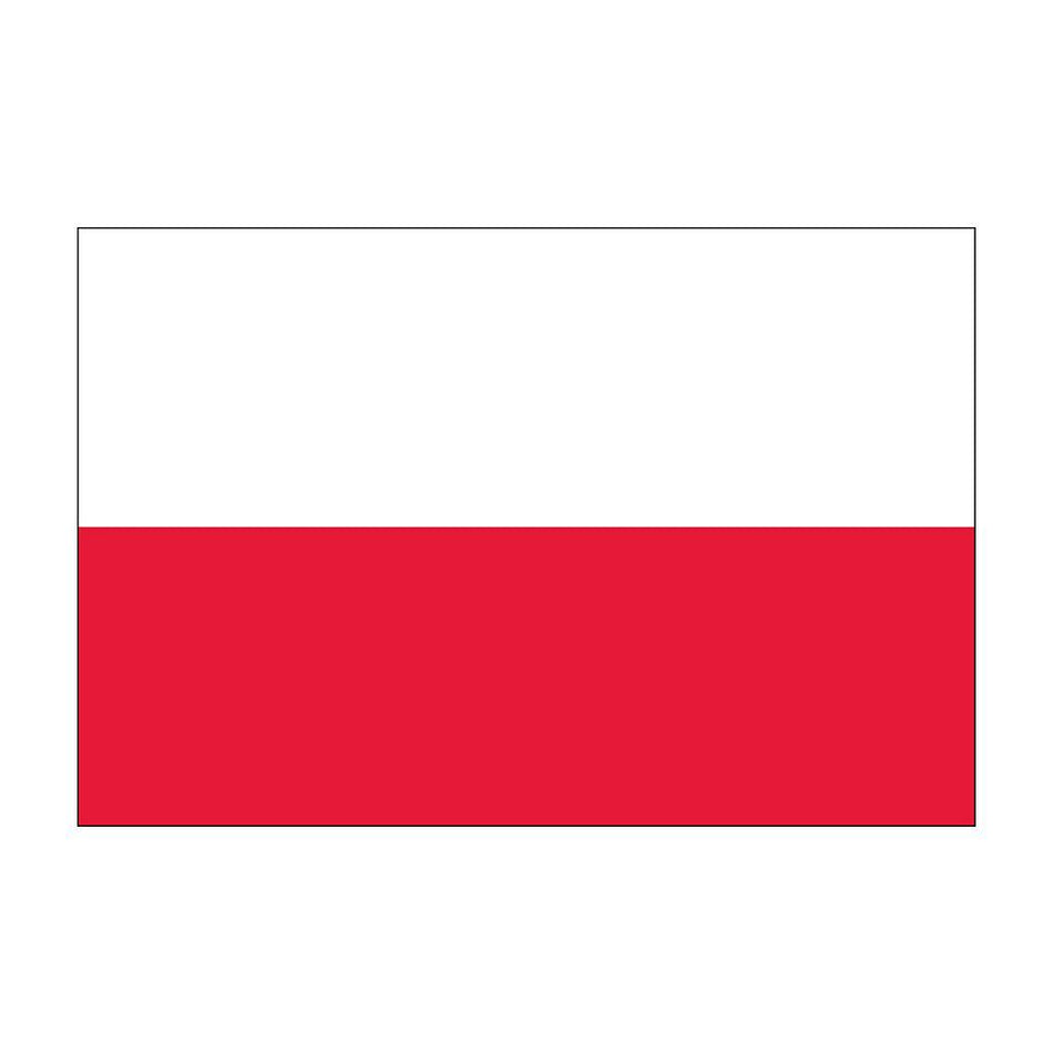 Buy outdoor Poland flags without eagle