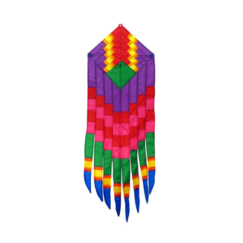 SoundWinds banners, designed by textile artist David Ti, are inspired by Native American artwork with vibrant colors and bold designs to give a stunning accent to any home or business.