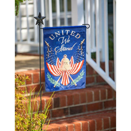 United We Stand Lustre Garden Flag